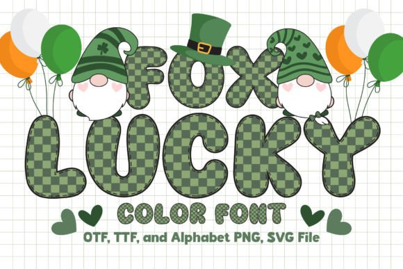 Discover the Fox Lucky Font: A Green Plaid Masterpiece for Creative Projects