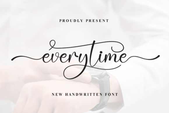 The Graceful Flow of Everytime: A Font for Timeless Elegance
