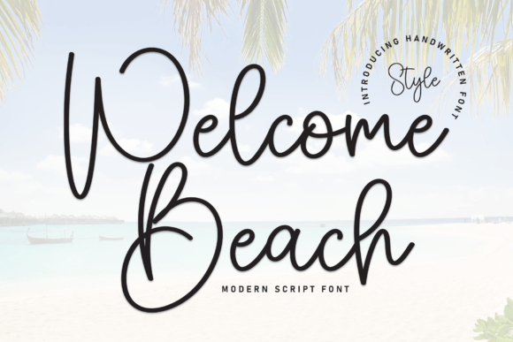 Welcome Beach: A Font That Blends Elegance with Expression
